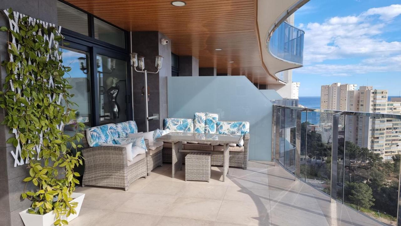 דירות Sunset Waves Benidorm Julieta Vistas Al Mar Premium 200 Mt2 Con Jacuzzi En Terraza מראה חיצוני תמונה