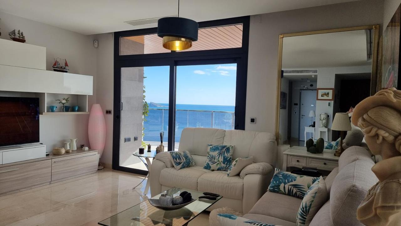 דירות Sunset Waves Benidorm Julieta Vistas Al Mar Premium 200 Mt2 Con Jacuzzi En Terraza מראה חיצוני תמונה
